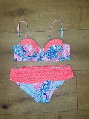 Lilly Pulitzer "Sway With Me" Leven Bikini Set - Top & Sarong Bottom